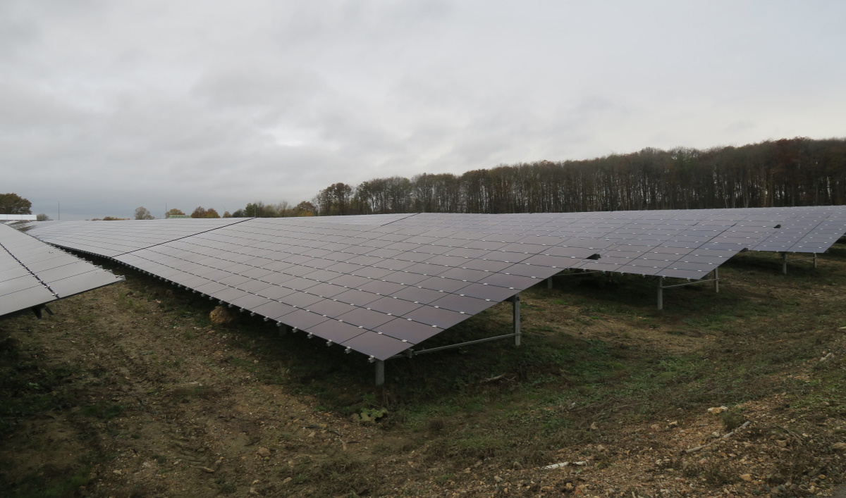 Champ photovoltaïque. (Photo CA – Face au Risque).