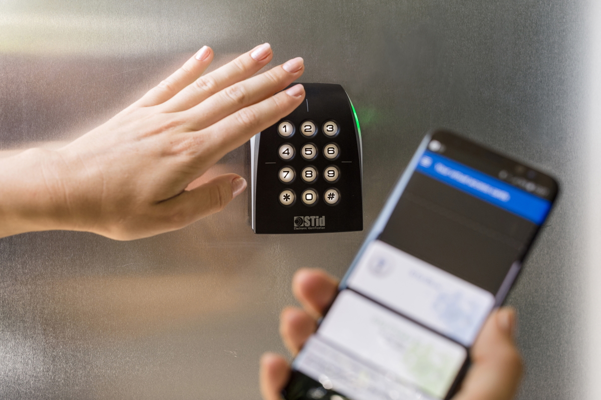 Identification par smartphone (photo STid). Identification par smartphone (photo STid).
