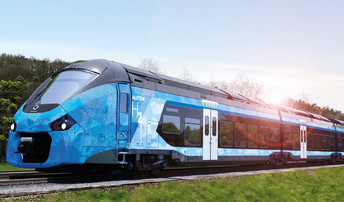 Les premières circulations d'essai des TER à hydrogène sont prévues pour fin 2023, début 2024. Photo Alstom Design & Styling
