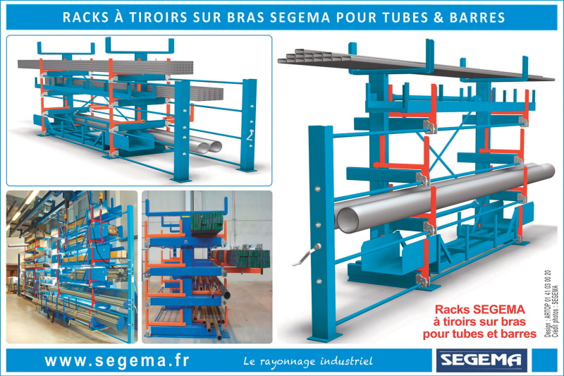 Rack de Stockage à tiroirs - Crédit : Segema