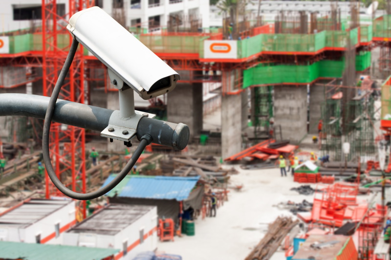 CCTV or surveillance operating over construction site - Crédit : stnazkul-AdobeStock