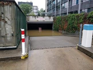 Inondation d’un parking souterrain